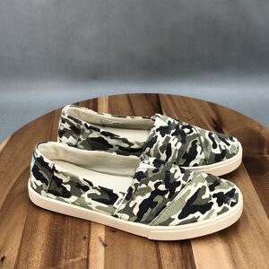 Toms Alpargata‎ Camo Flats Womens 8 Casual Canvas Slip On